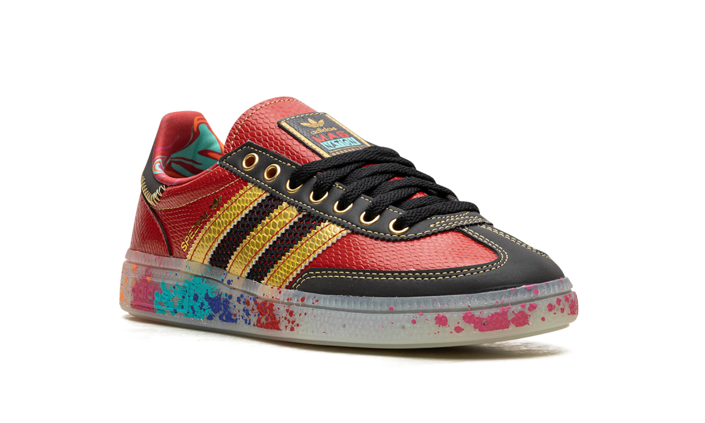 Handball Spezial "S.E.E.D. - Scarlet Gold Paint Splatter"