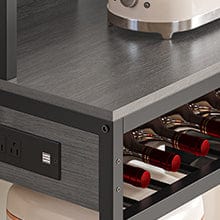 desk with storage
