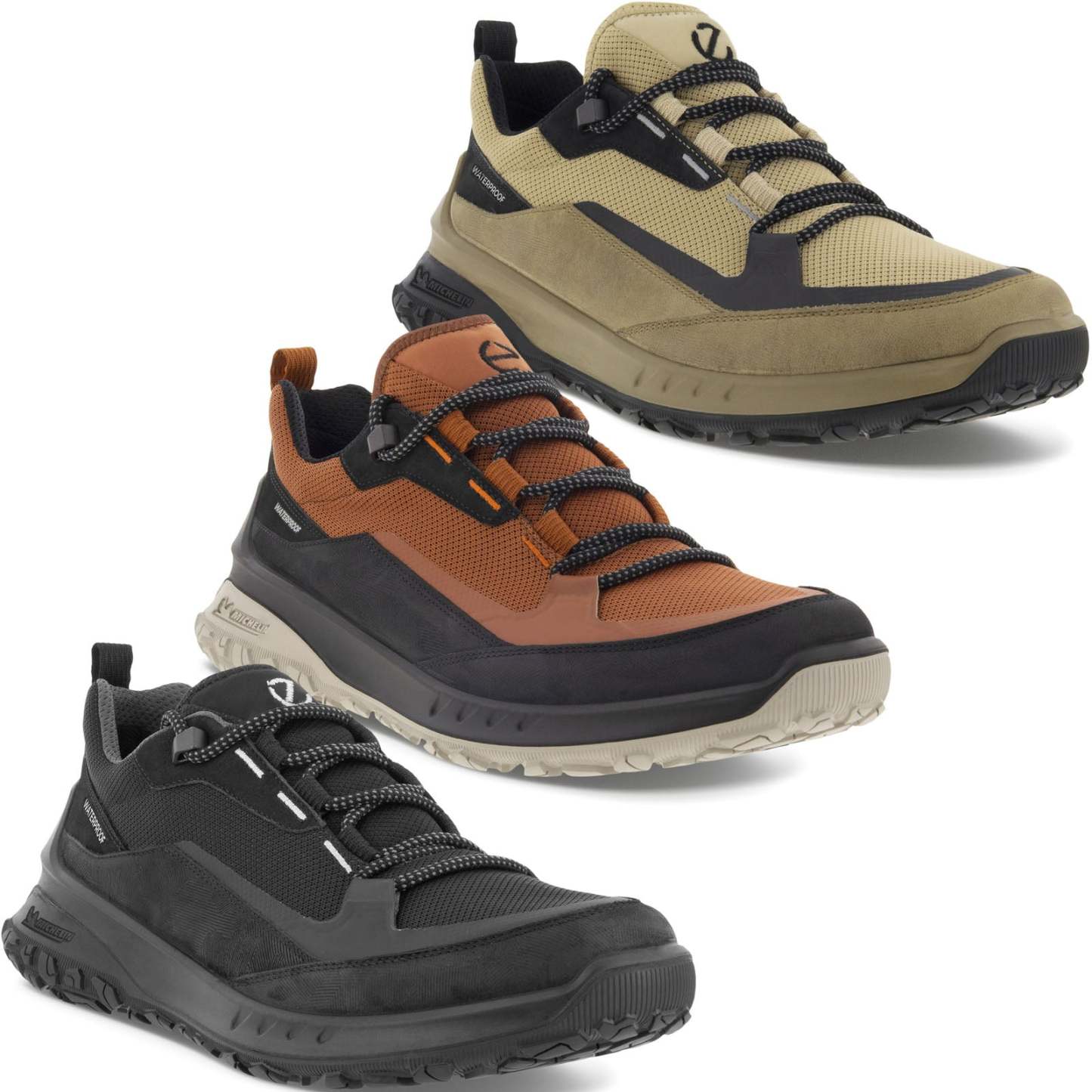 ECthtCO Mens ULT-TRN Waterproof Nubuck Walking Shoes