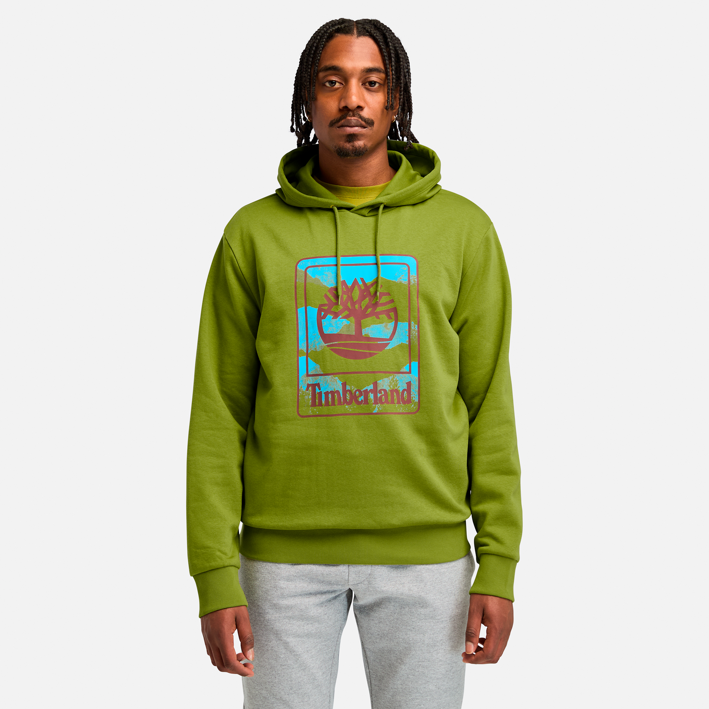 Men's Outdoor Graphic Brushback Hoodie