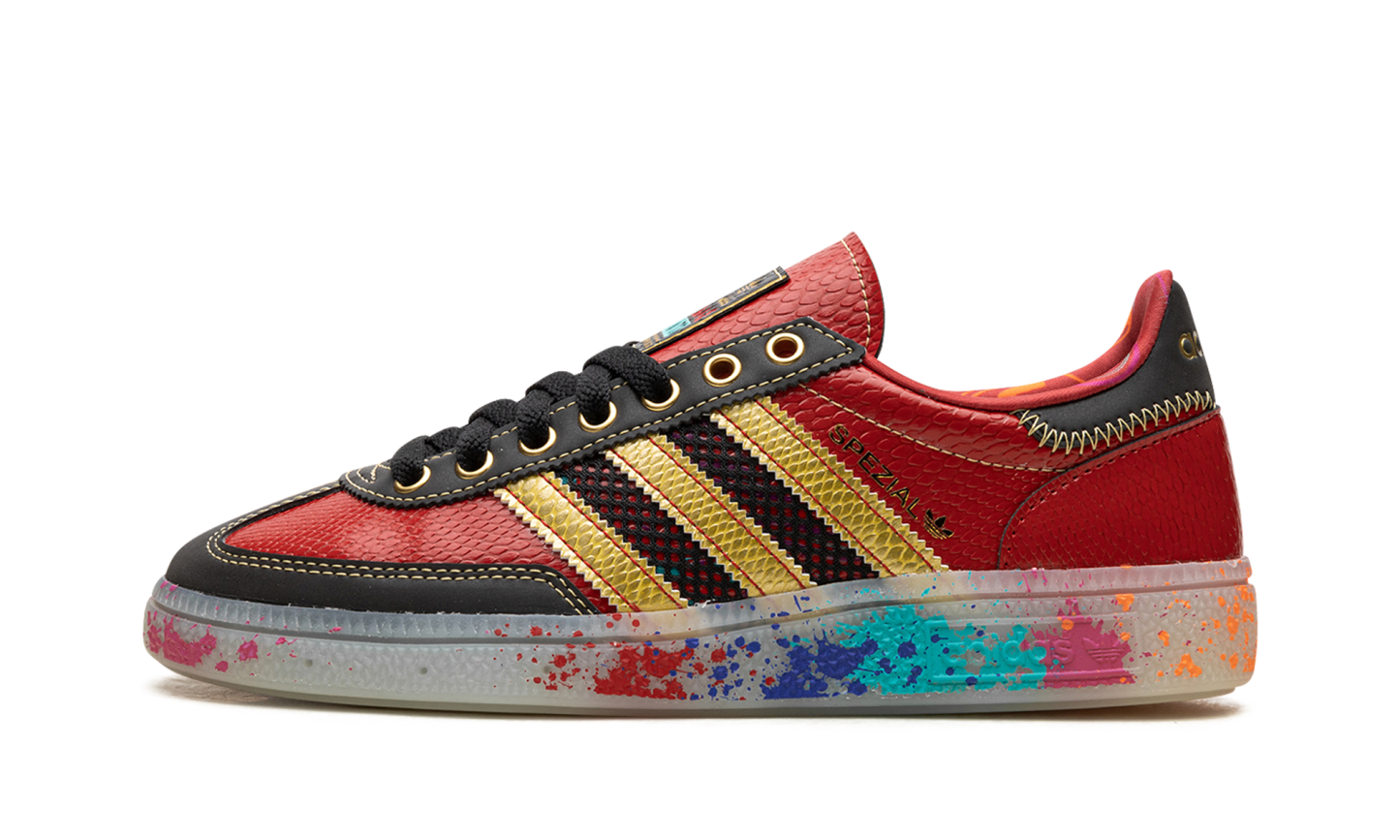 Handball Spezial "S.E.E.D. - Scarlet Gold Paint Splatter"