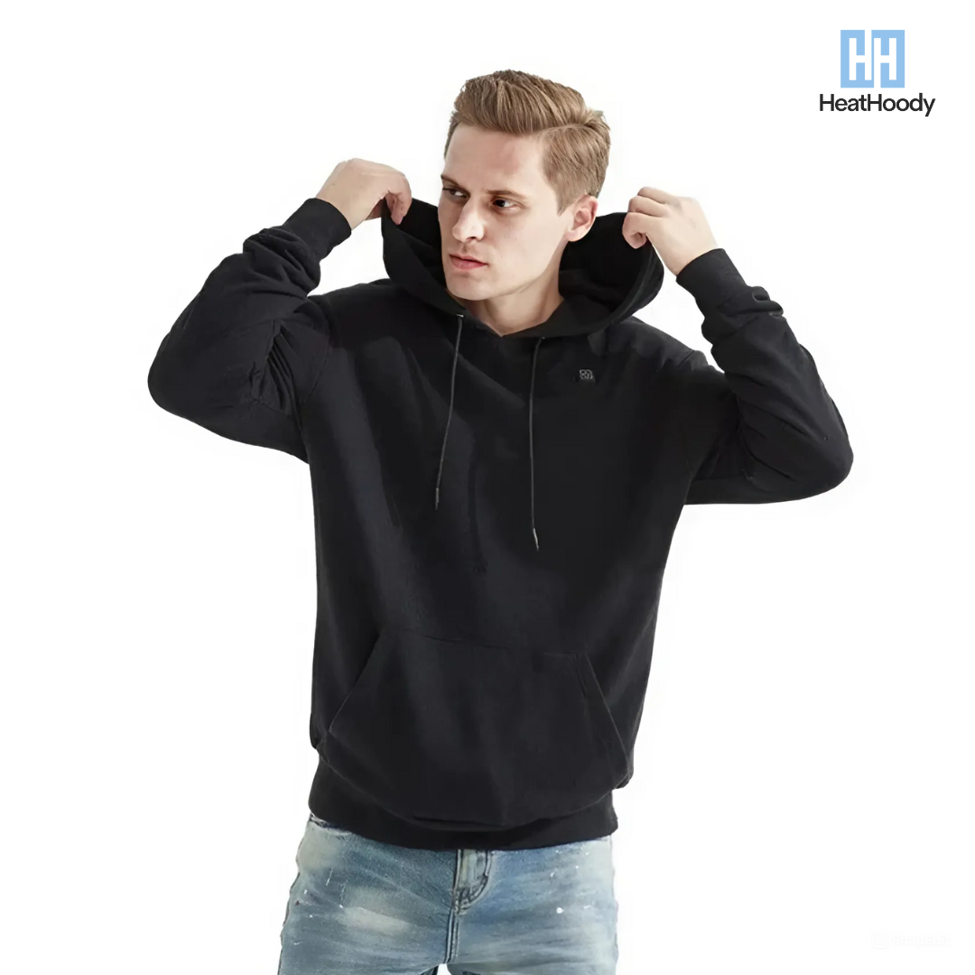 HeatHoody™ – 8 Hours Heated Hoodie - 3 Heat Levels (25–45°C)