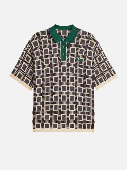 Brain Dead x adidas Polo Shirt "Dust Sand"
