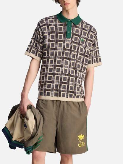 Brain Dead x adidas Polo Shirt "Dust Sand"