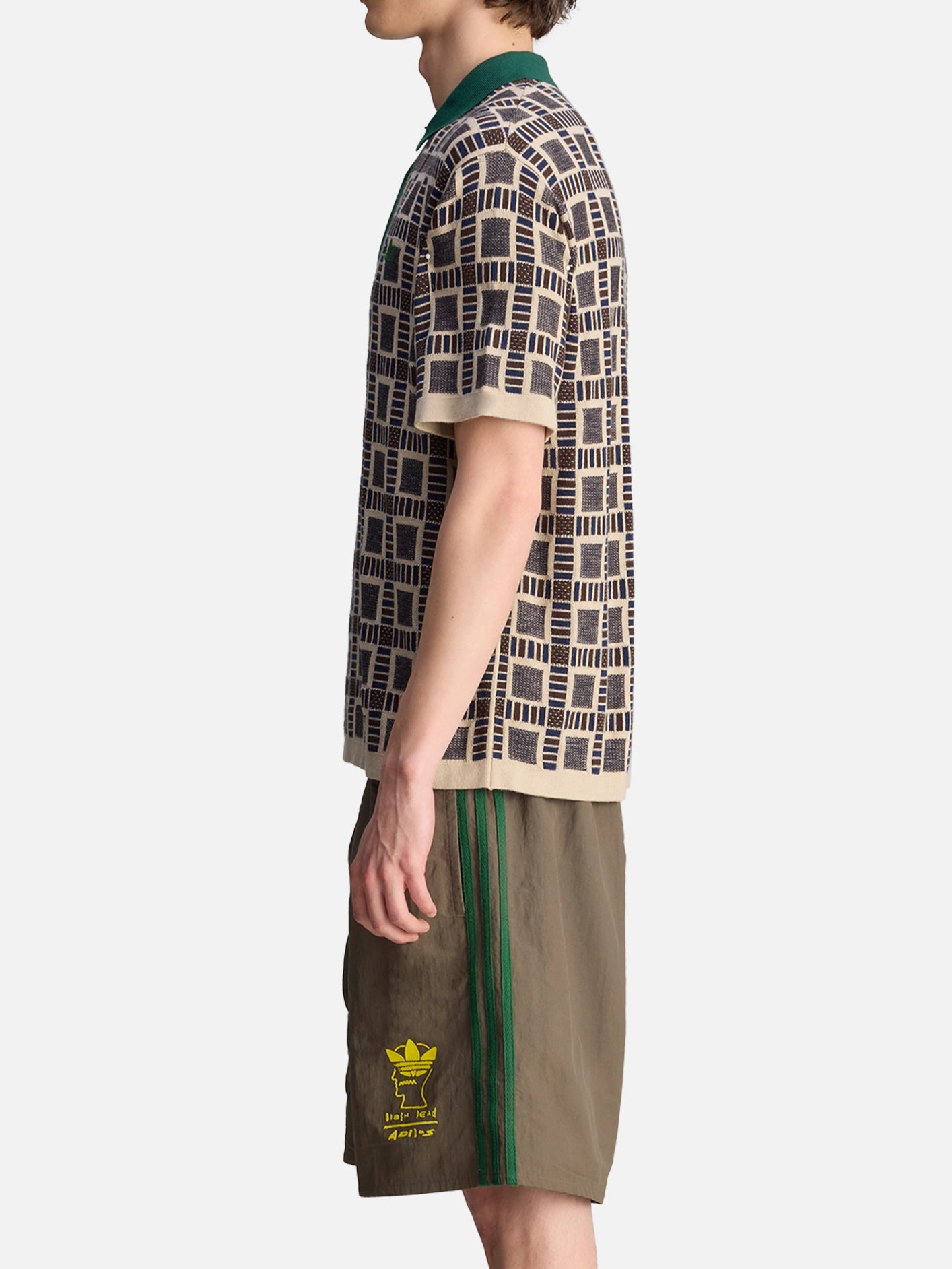 Brain Dead x adidas Polo Shirt "Dust Sand"