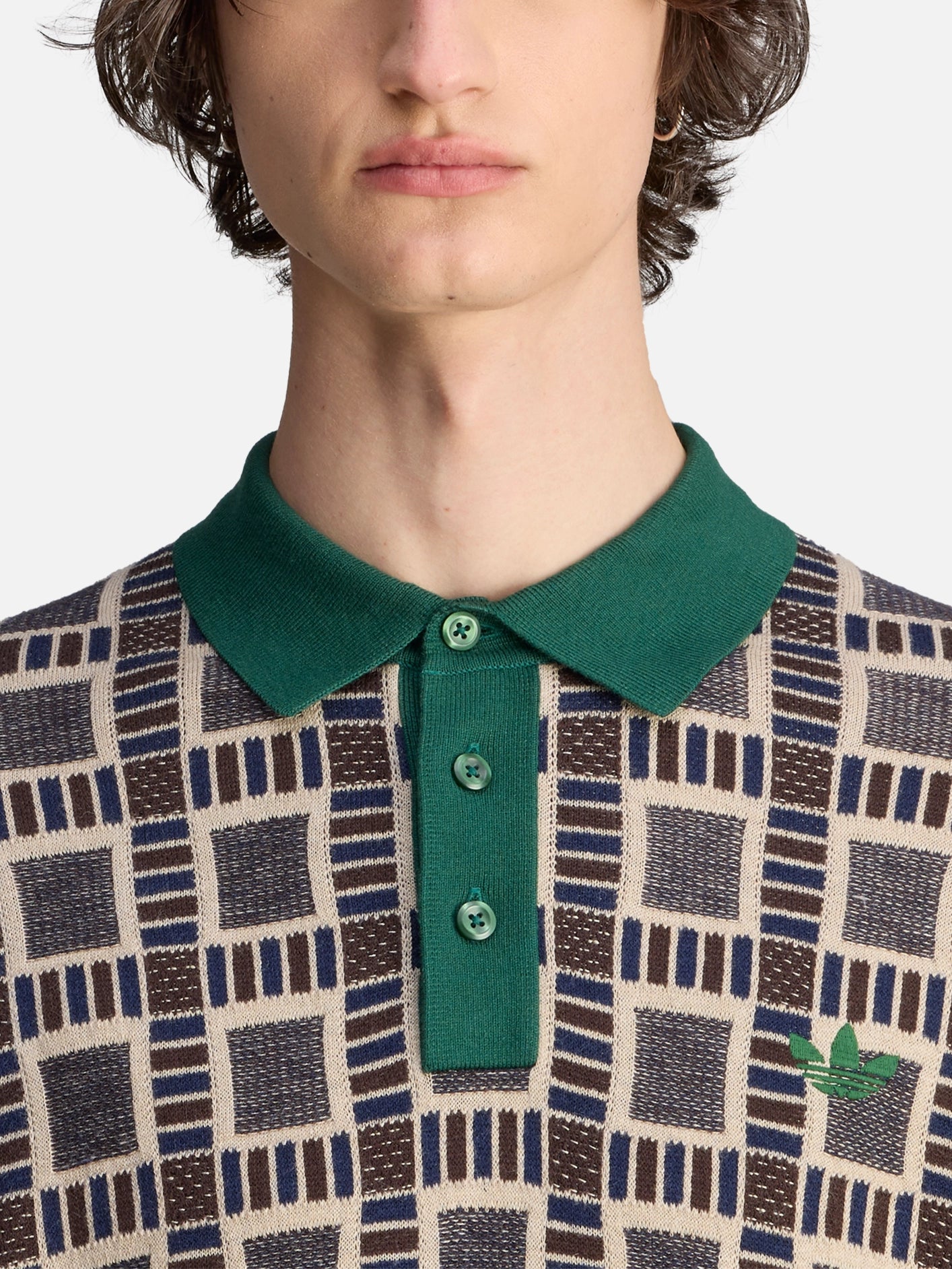 Brain Dead x adidas Polo Shirt "Dust Sand"