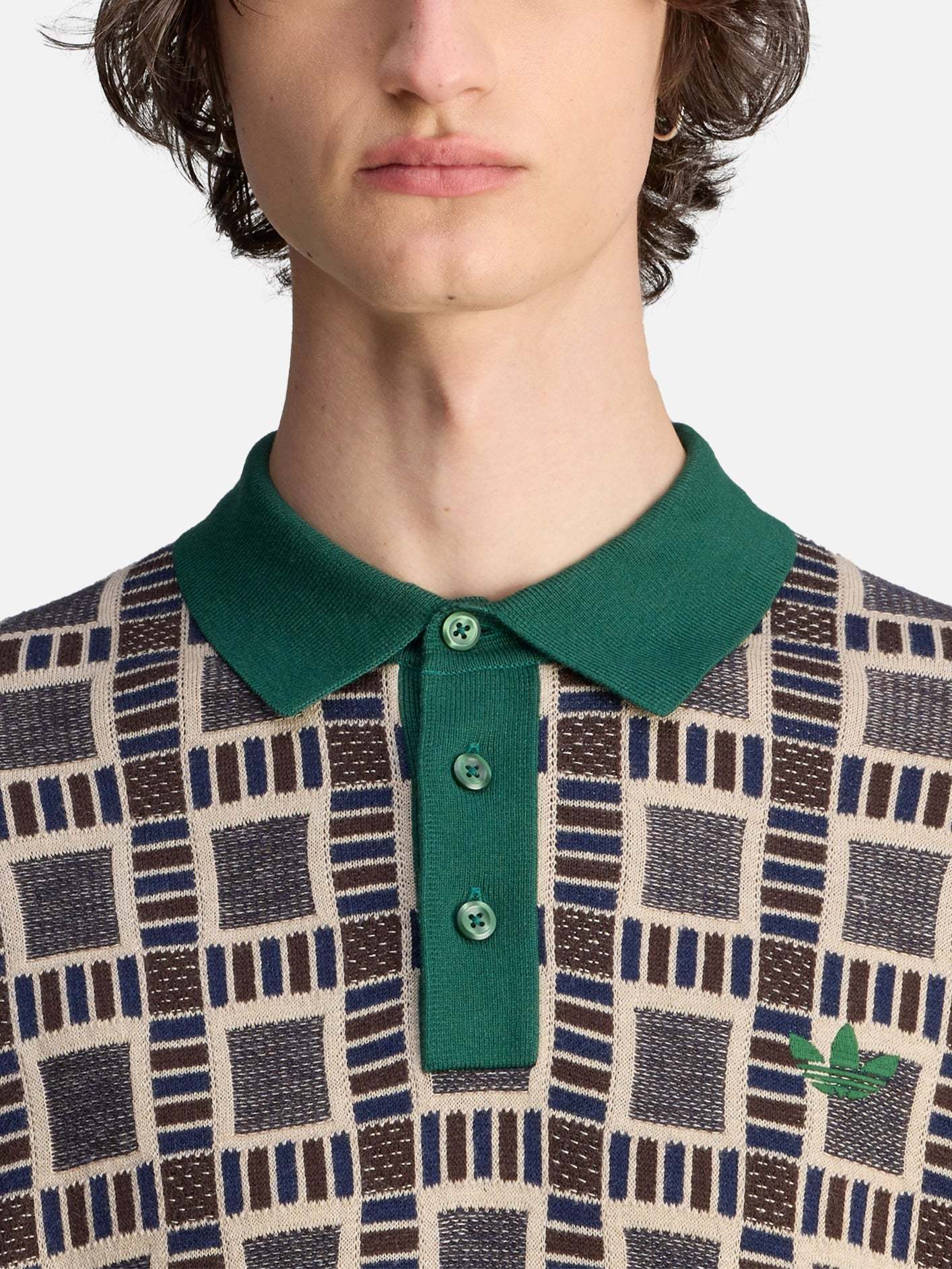 Brain Dead x adidas Polo Shirt "Dust Sand"