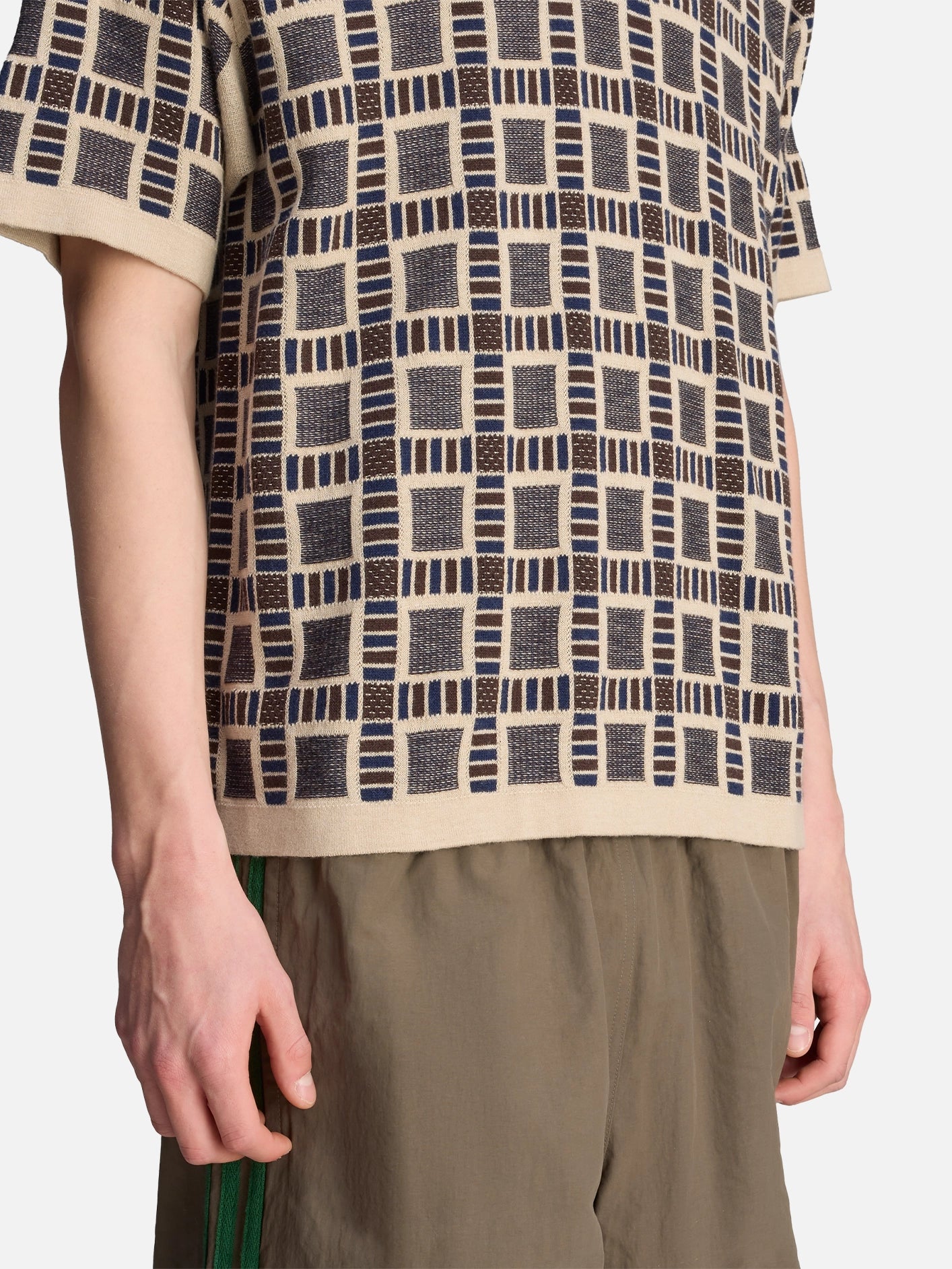 Brain Dead x adidas Polo Shirt "Dust Sand"