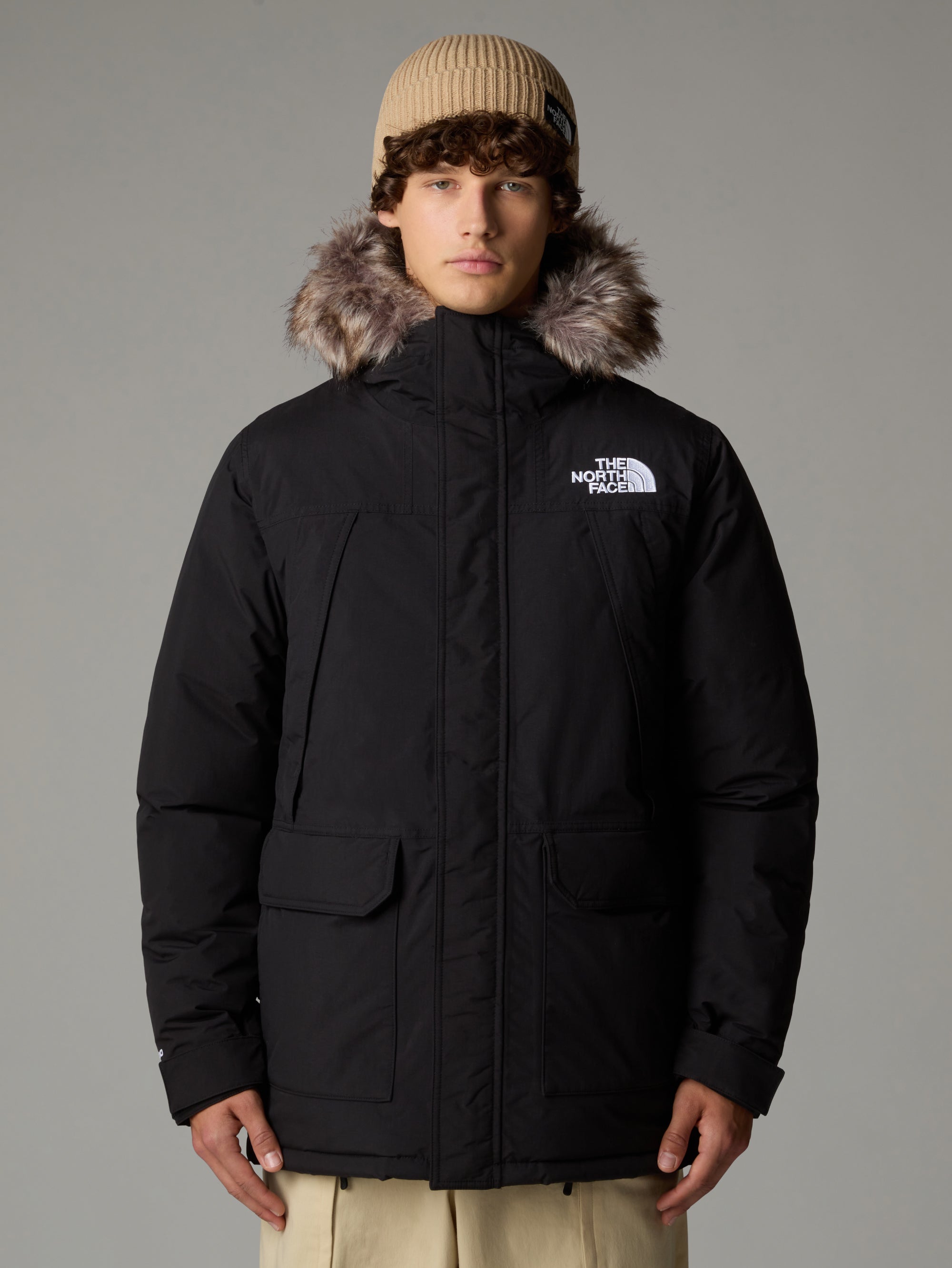 McMurdo Parka with Removable Hood in Black