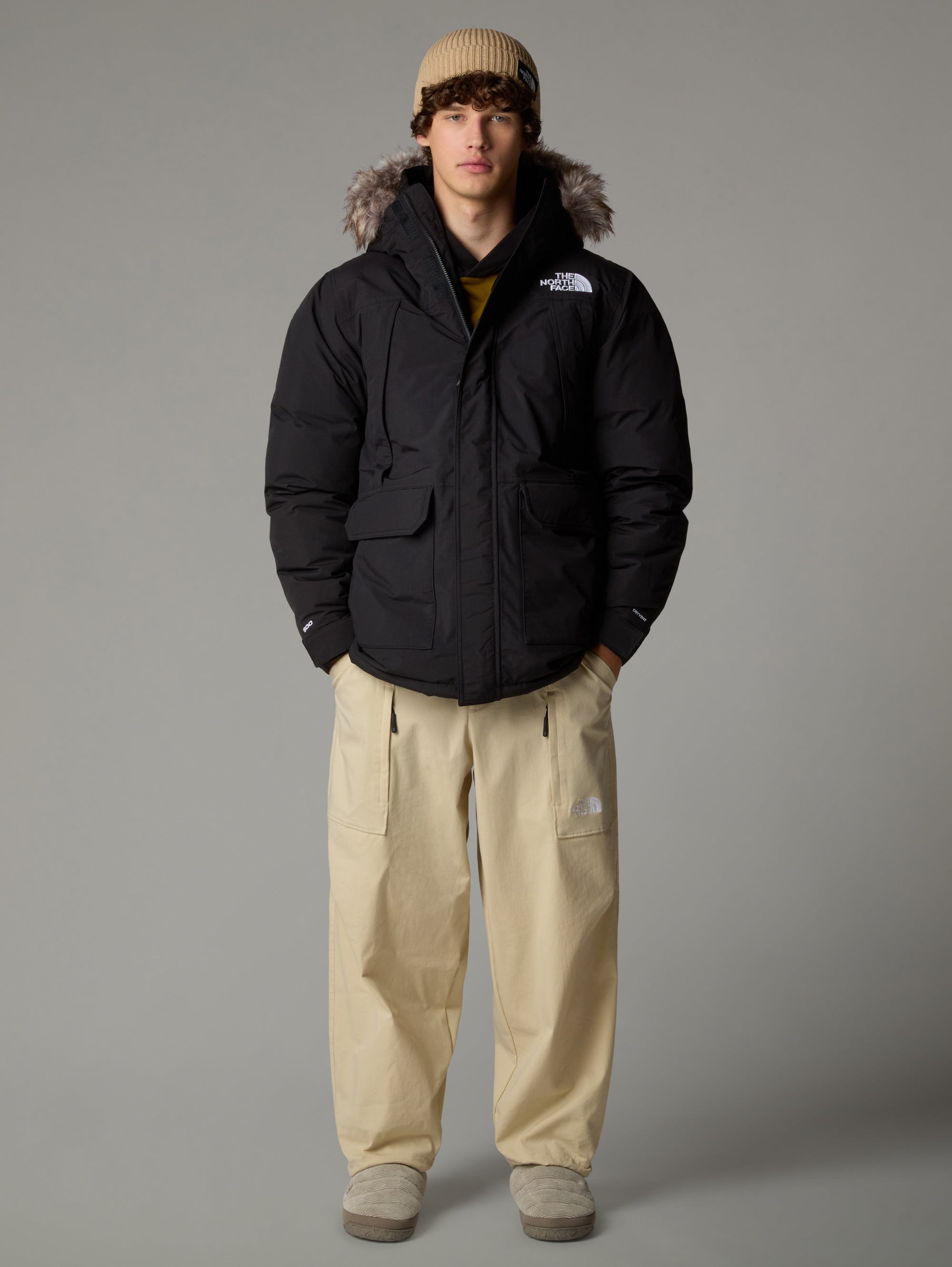 McMurdo Parka with Removable Hood in Black