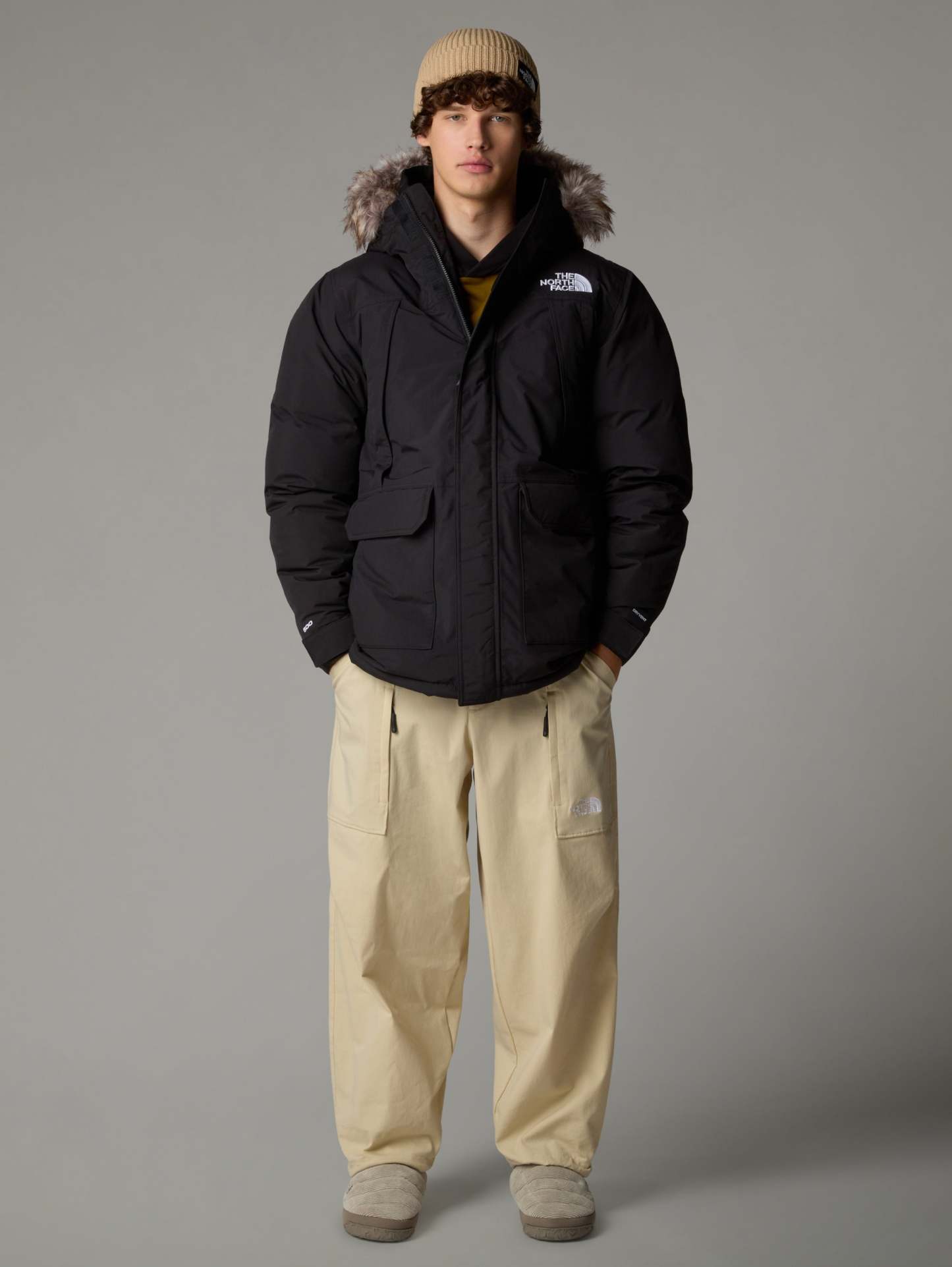 McMurdo Parka with Removable Hood in Black