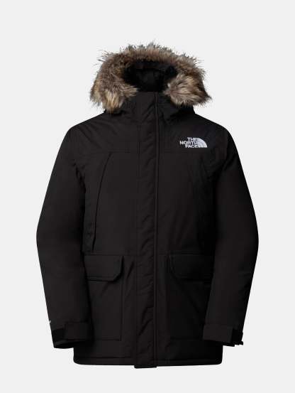 McMurdo Parka with Removable Hood in Black