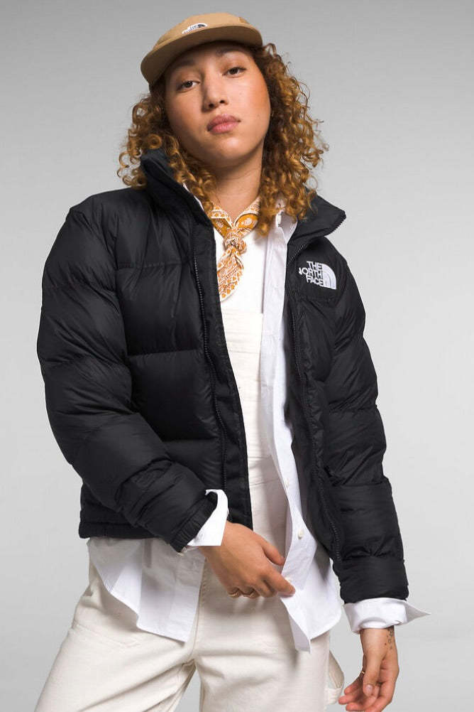 Tththe Nothtrth Fathtce Women's 1996 Retro Nuptse Jacket- Black