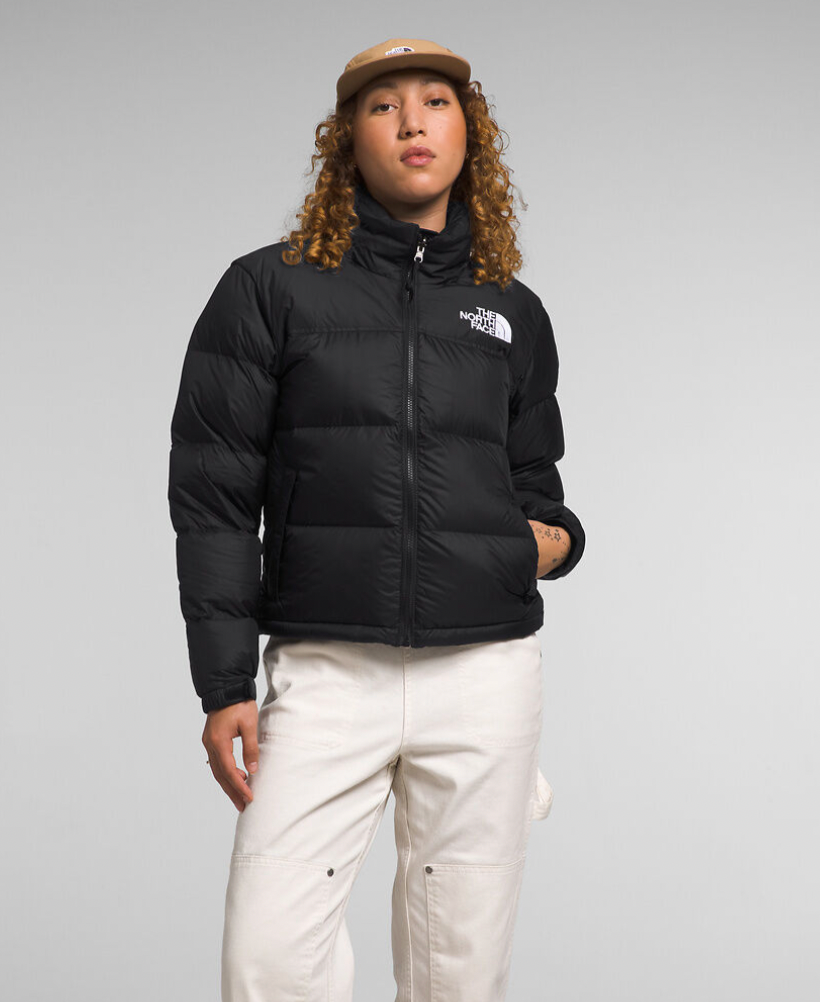 Tththe Nothtrth Fathtce Women's 1996 Retro Nuptse Jacket- Black