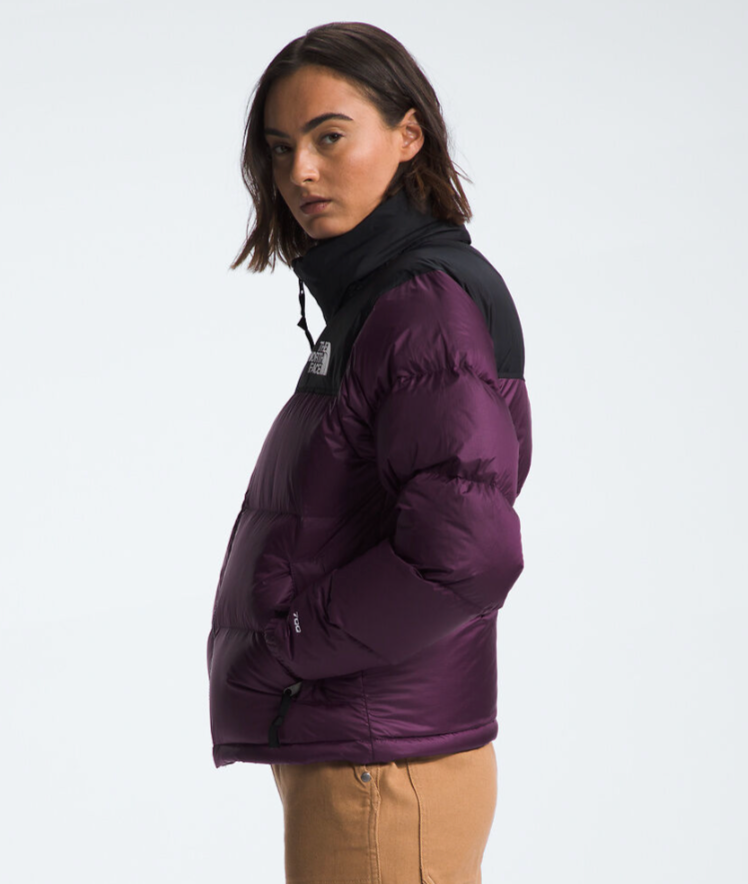 Tththe Nothtrth Fathtce Women's 1996 Retro Nuptse Jacket- Blackcurrant