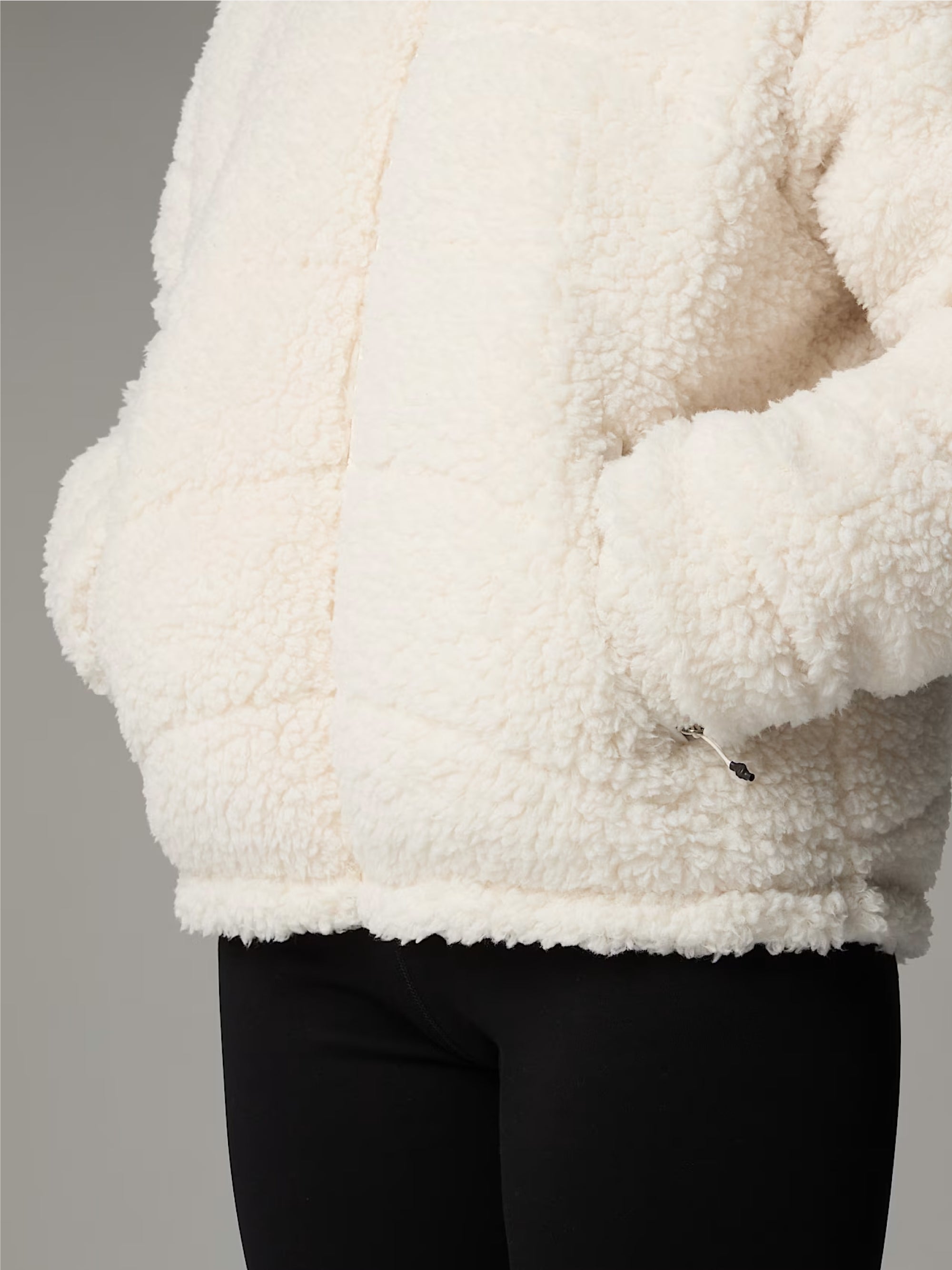 Long Pile White Jacket