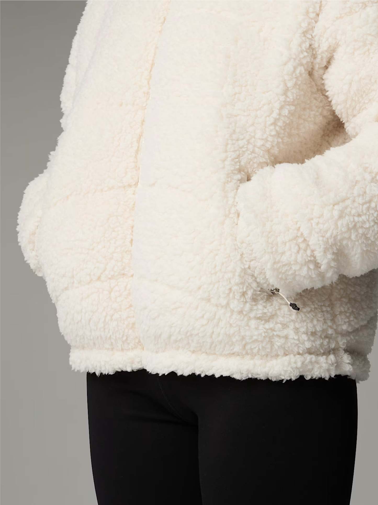 Long Pile White Jacket