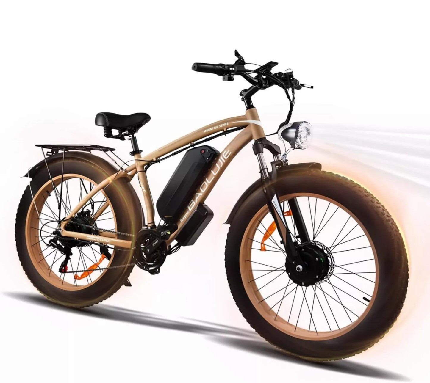 🚴‍♂️💨[2000W 48V]Dual motor adult wide tire electric bicycle🌟