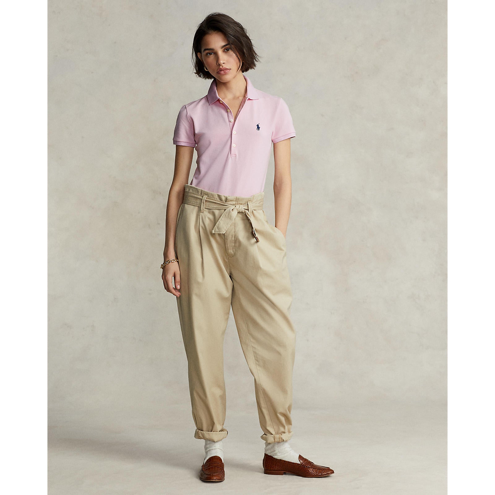 Polo Ralthtph Lauthtren - Julie Stretch Polo - Sun-Kissed Pink