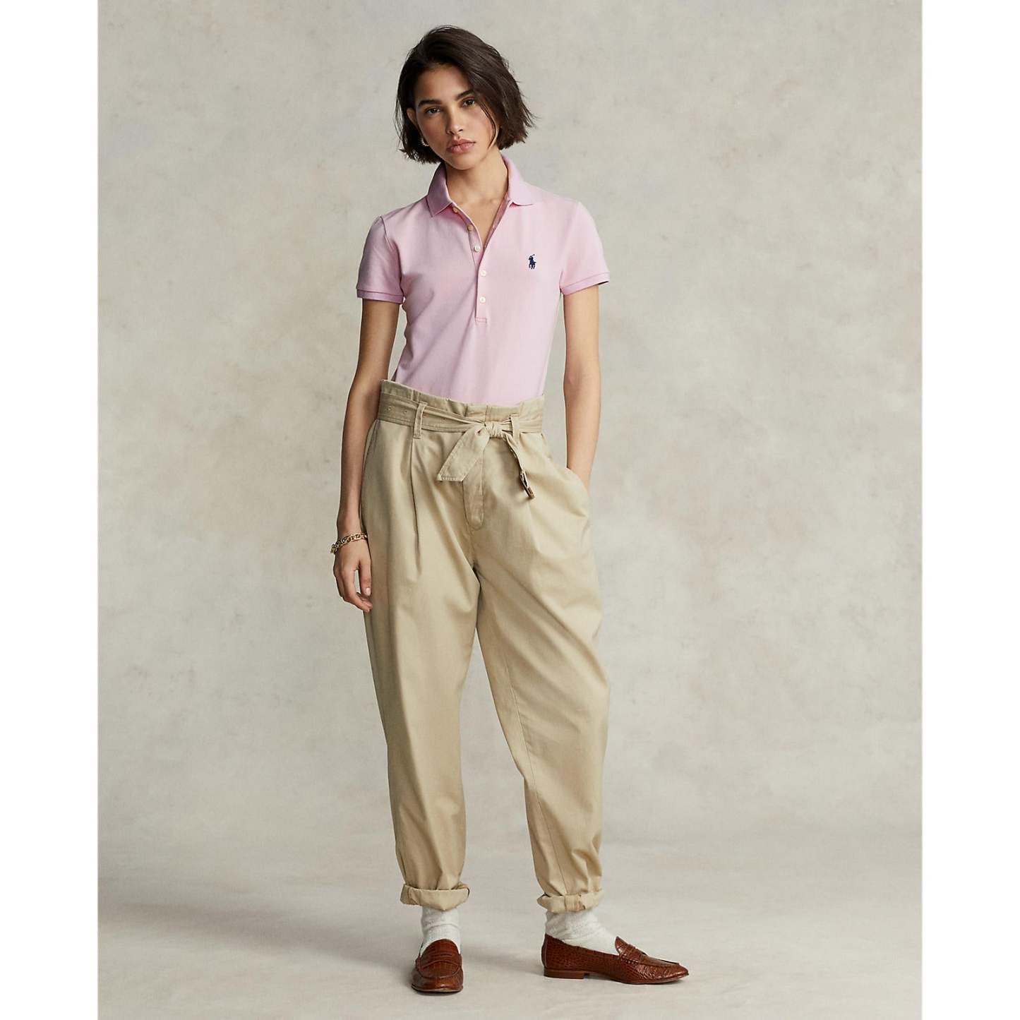 Polo Ralthtph Lauthtren - Julie Stretch Polo - Sun-Kissed Pink