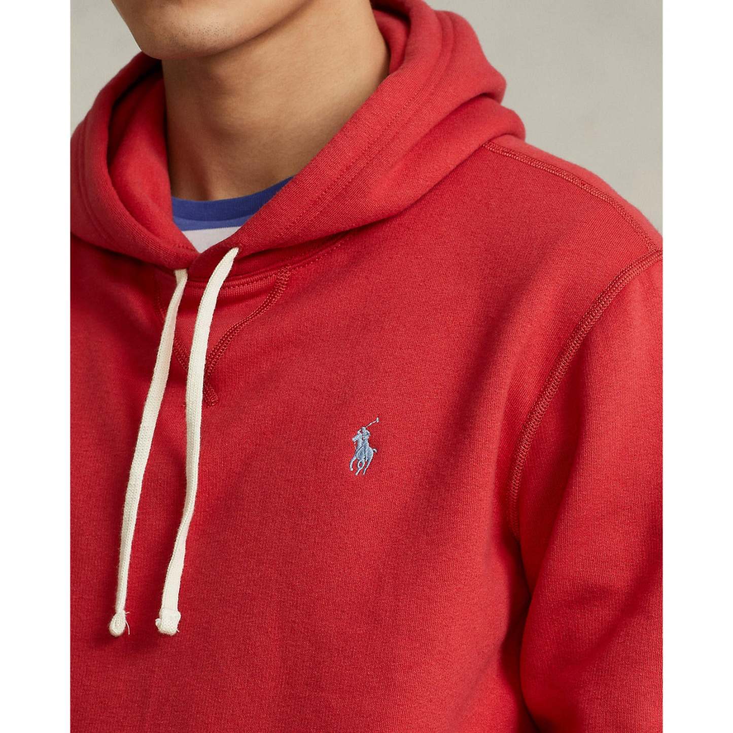 Polo Ralthtph Lauthtren - RL Fleece Hoodie - Starboard Red
