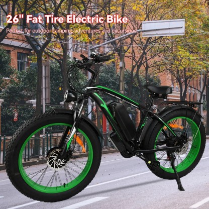 🚴‍♂️💨[2000W 48V]Dual motor adult wide tire electric bicycle🌟