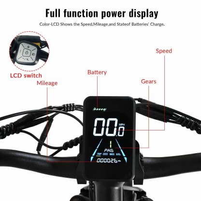🚴‍♂️💨[2000W 48V]Dual motor adult wide tire electric bicycle🌟