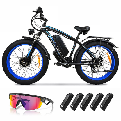 🚴‍♂️💨[2000W 48V]Dual motor adult wide tire electric bicycle🌟