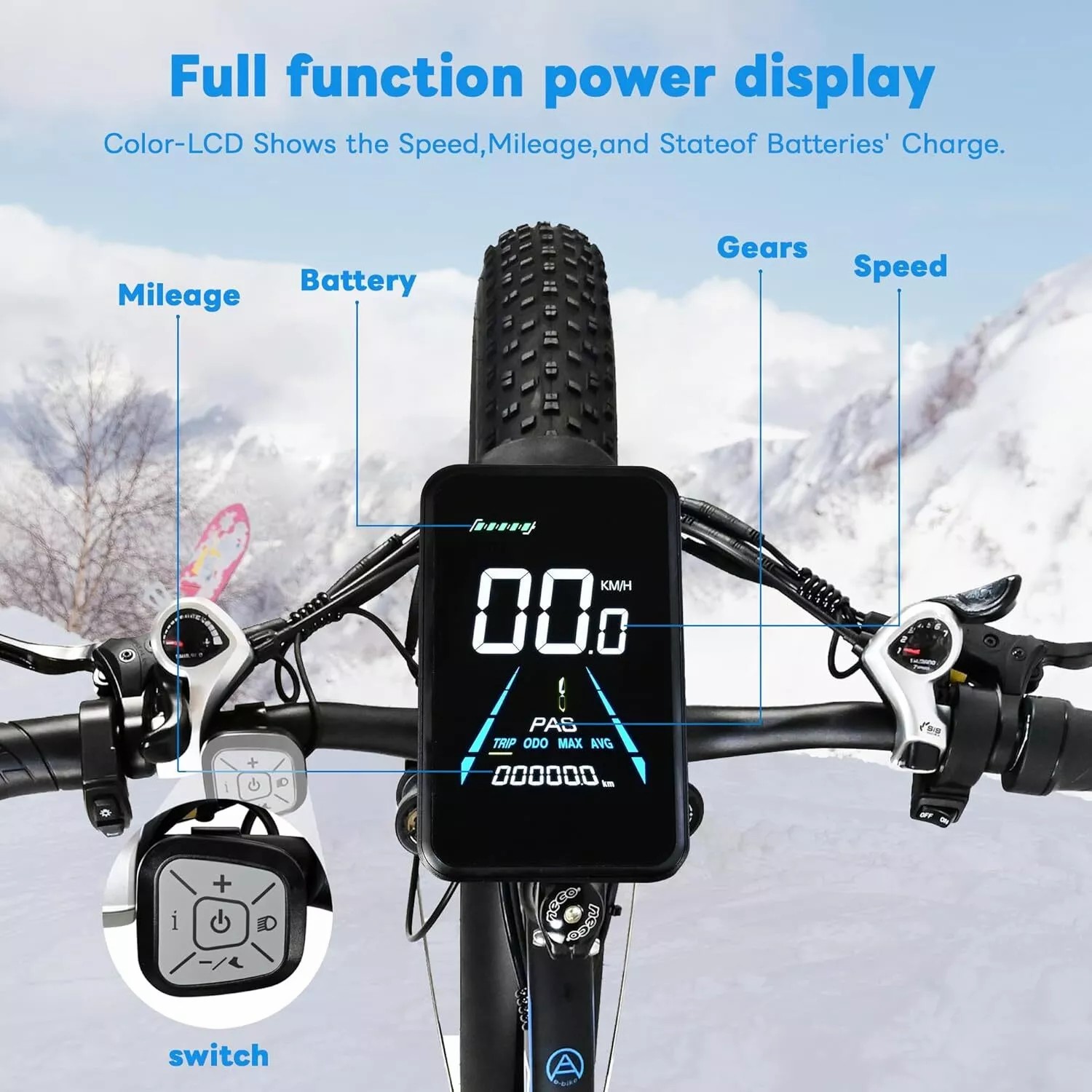 🚴‍♂️💨[2000W 48V]Dual motor adult wide tire electric bicycle🌟