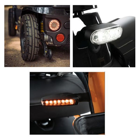 Pride Mobility Pursuit 2 4-Wheel Mobility Scooter Improved Lighting Package