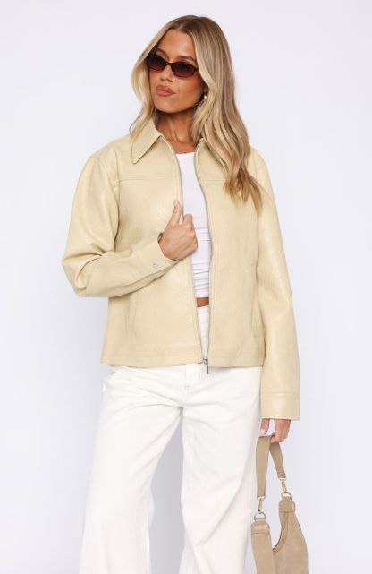 Cool City Life Pu Jacket Blonde