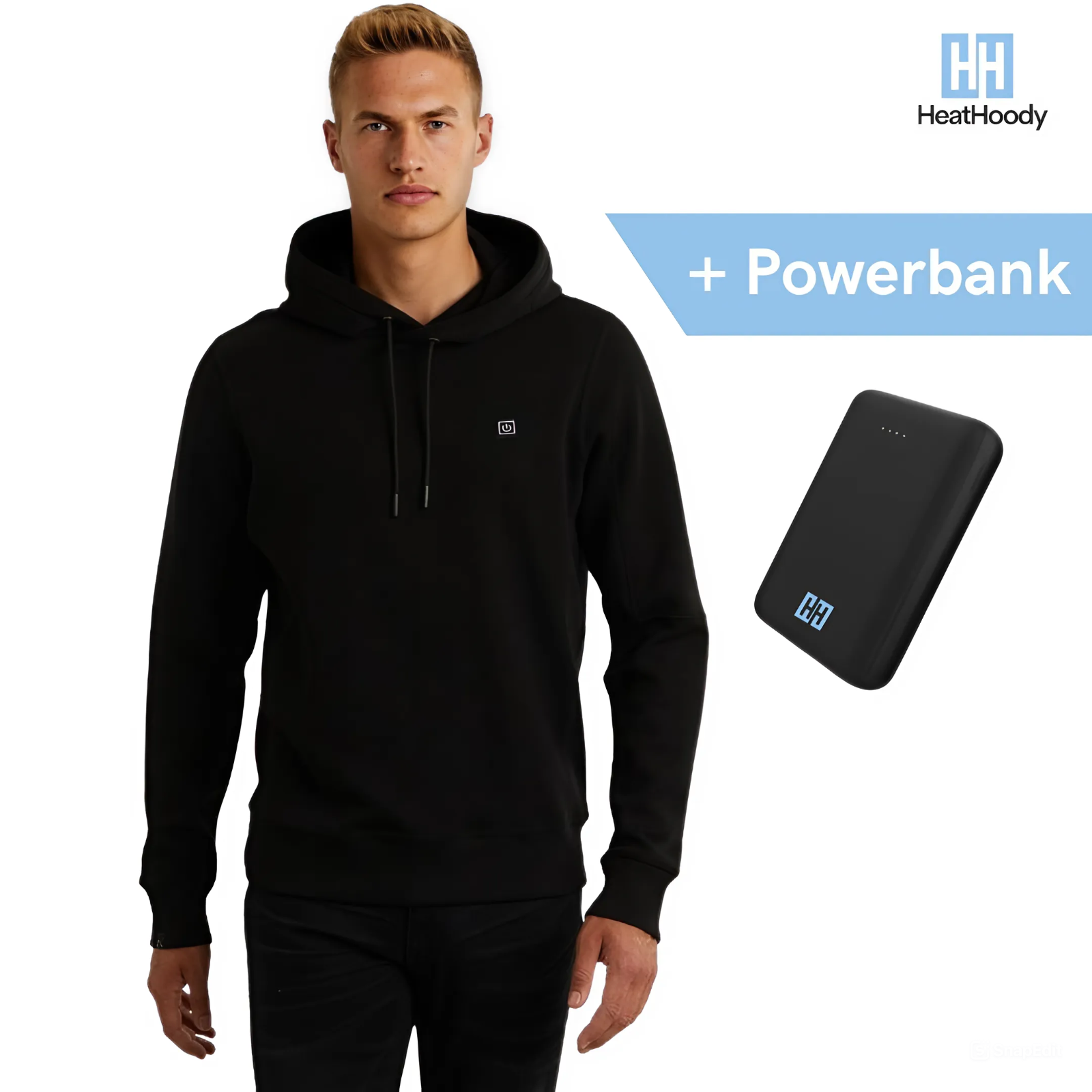 HeatHoody™ – 8 Hours Heated Hoodie - 3 Heat Levels (25–45°C)