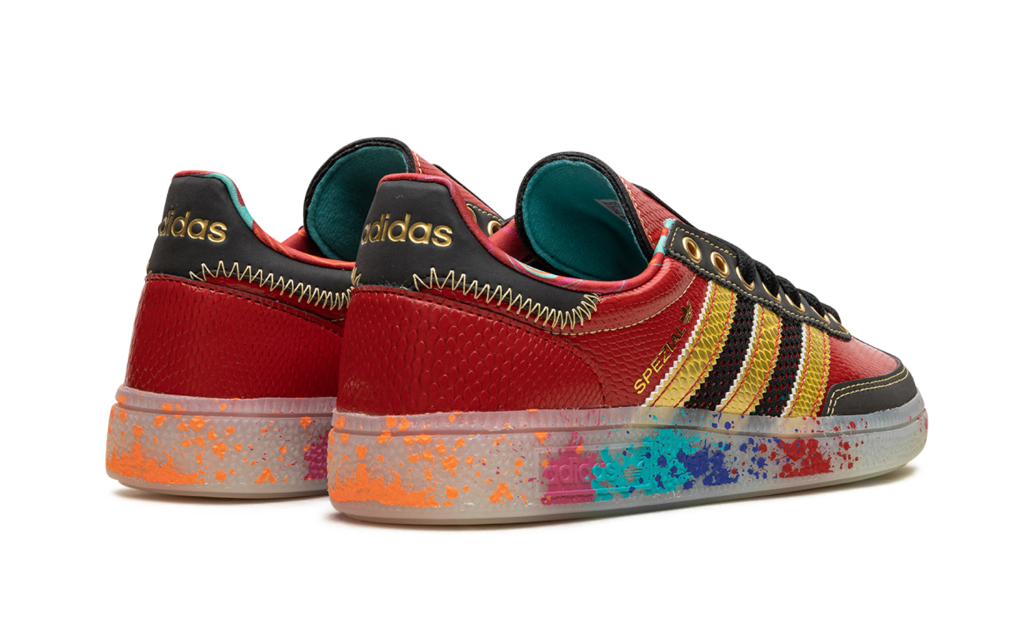 Handball Spezial "S.E.E.D. - Scarlet Gold Paint Splatter"