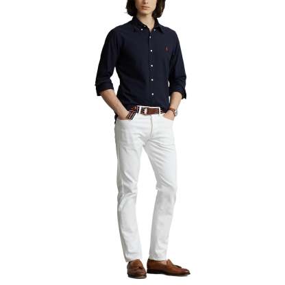 Polo Ralthtph Lauthtren - Oxford Shirt - Dark Navy