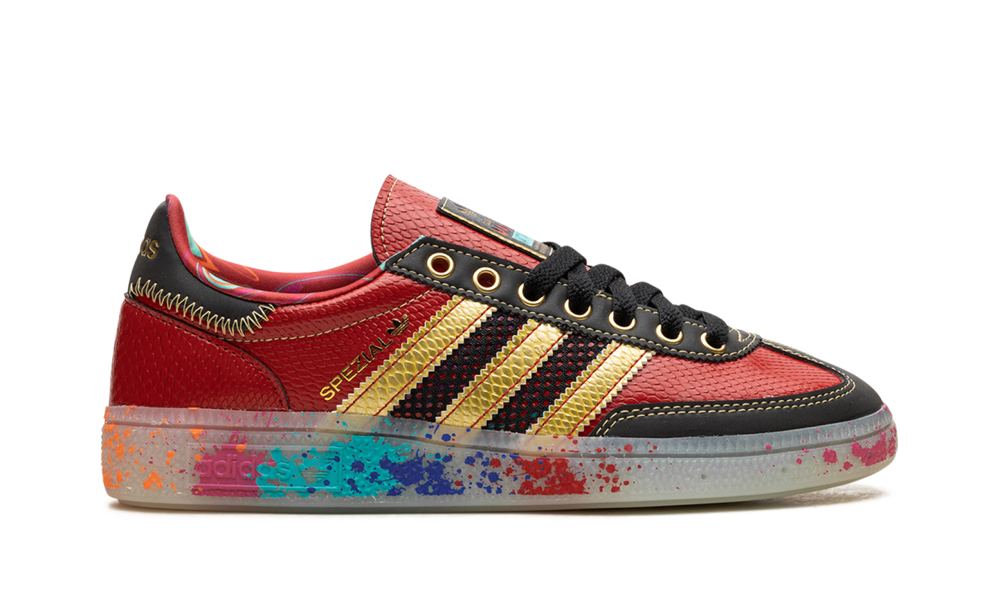 Handball Spezial "S.E.E.D. - Scarlet Gold Paint Splatter"