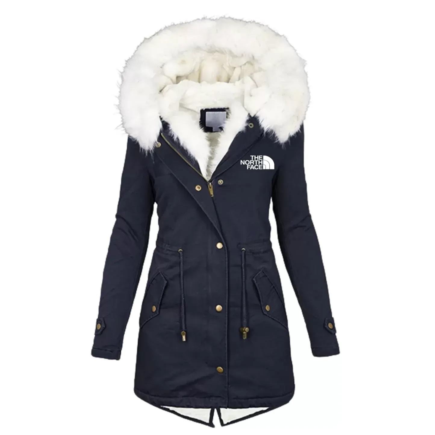 2024 Women's Winter Long Hooded Jacket