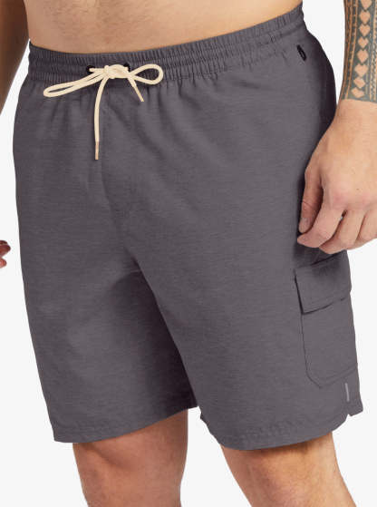 Waterman Balance 18" Volleys - Dark Grey Heather