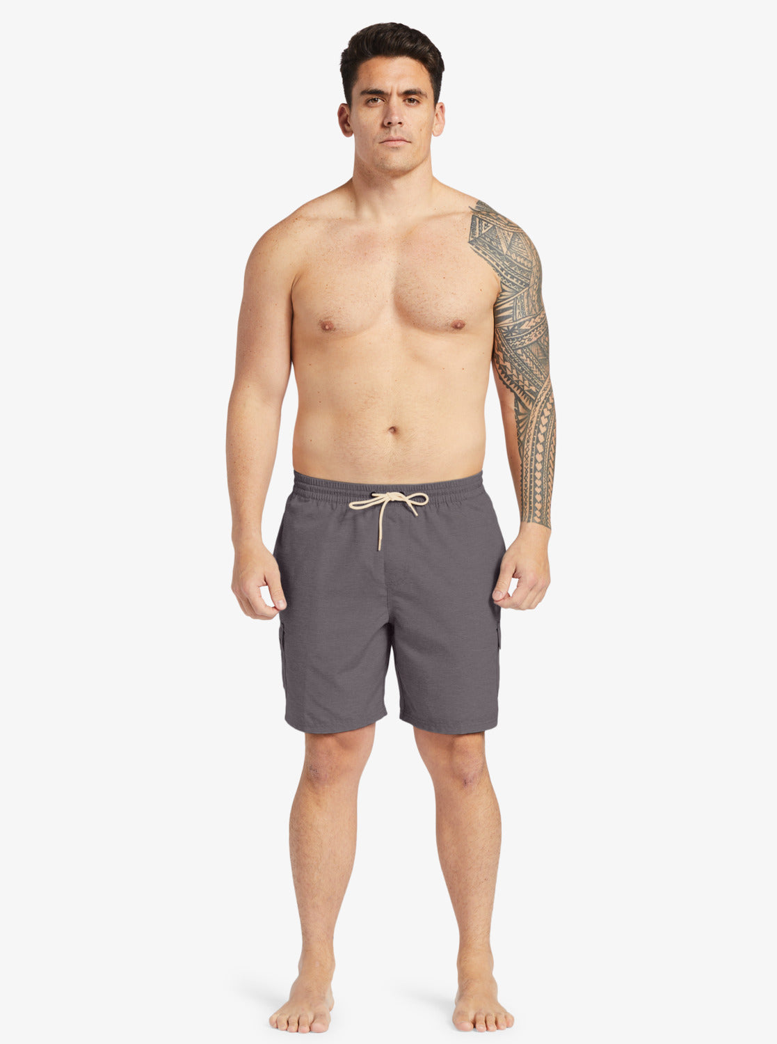 Waterman Balance 18" Volleys - Dark Grey Heather