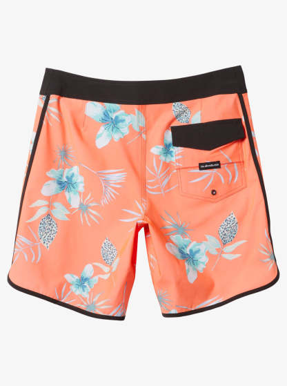 Surfsilk Scallop 19" Boardshorts - Fiery Coral