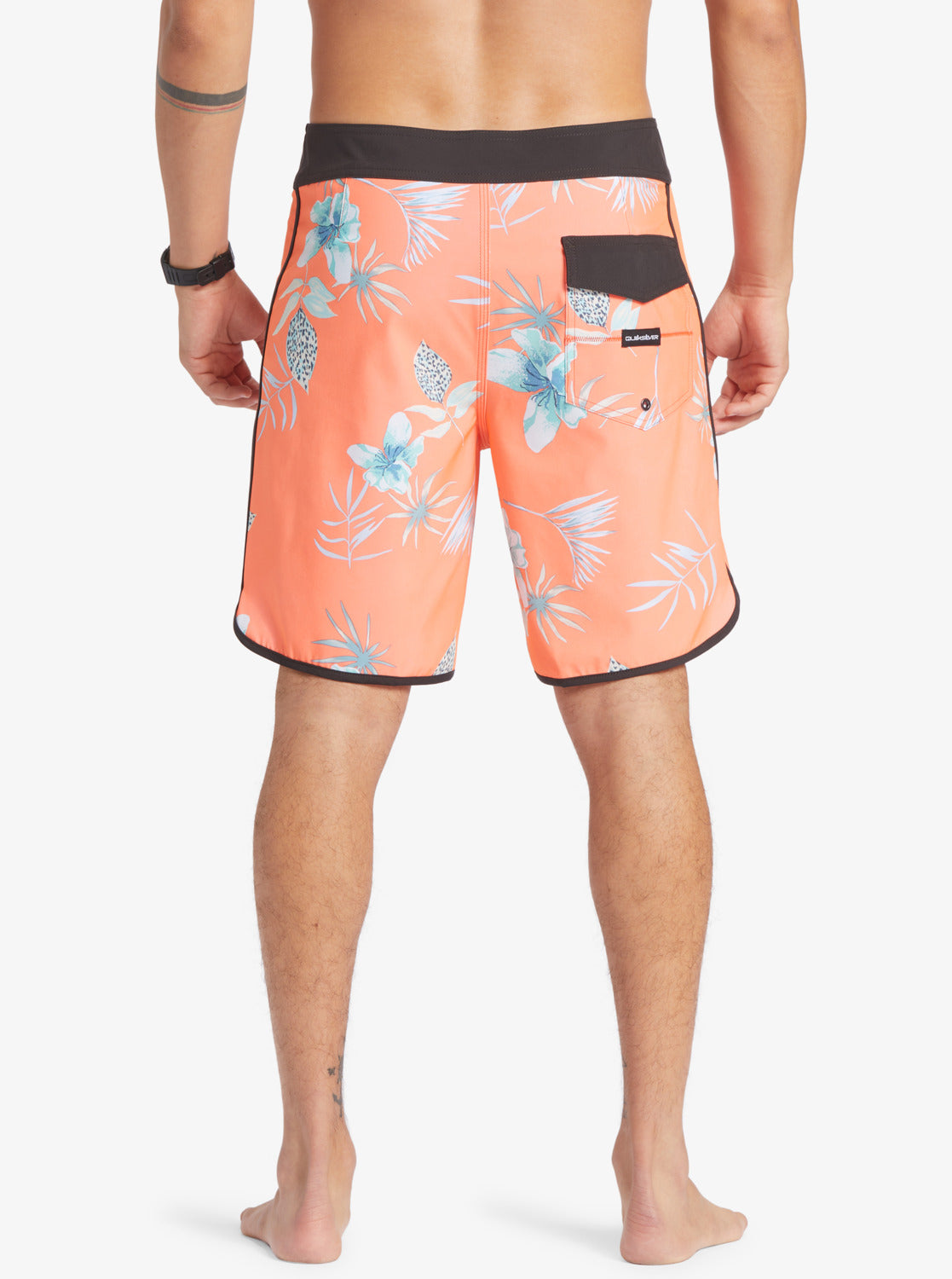 Surfsilk Scallop 19" Boardshorts - Fiery Coral