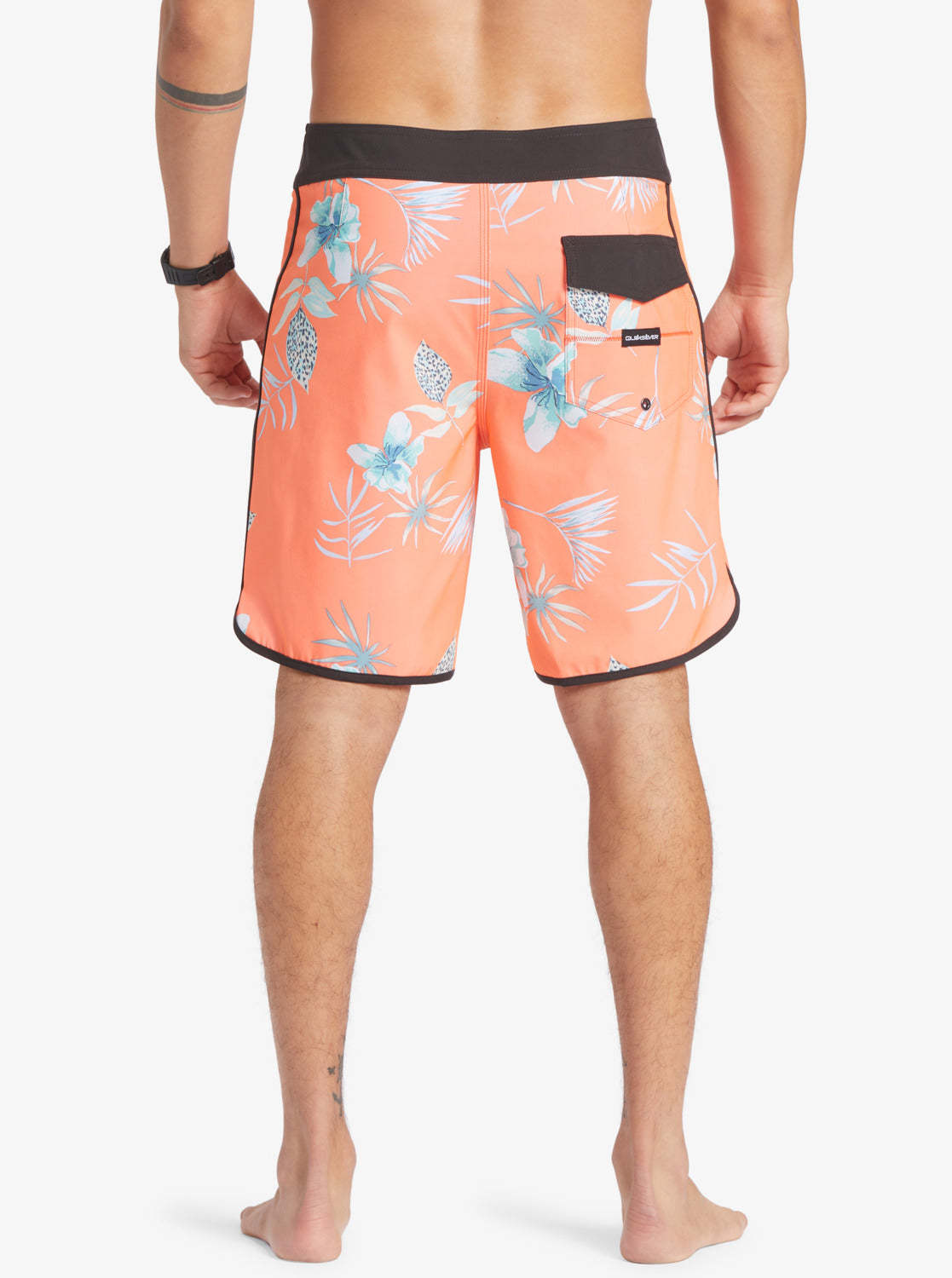 Surfsilk Scallop 19" Boardshorts - Fiery Coral