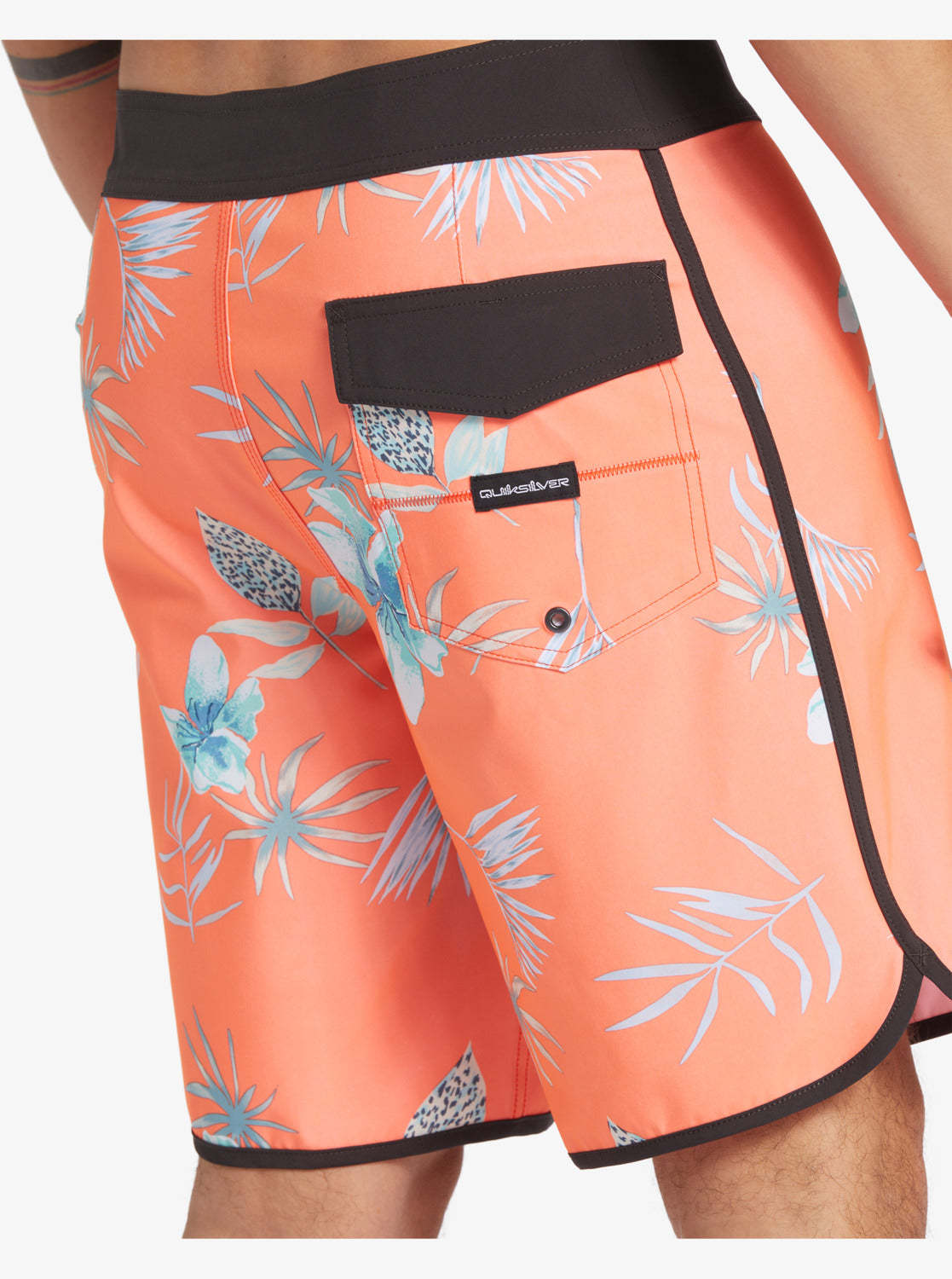 Surfsilk Scallop 19" Boardshorts - Fiery Coral
