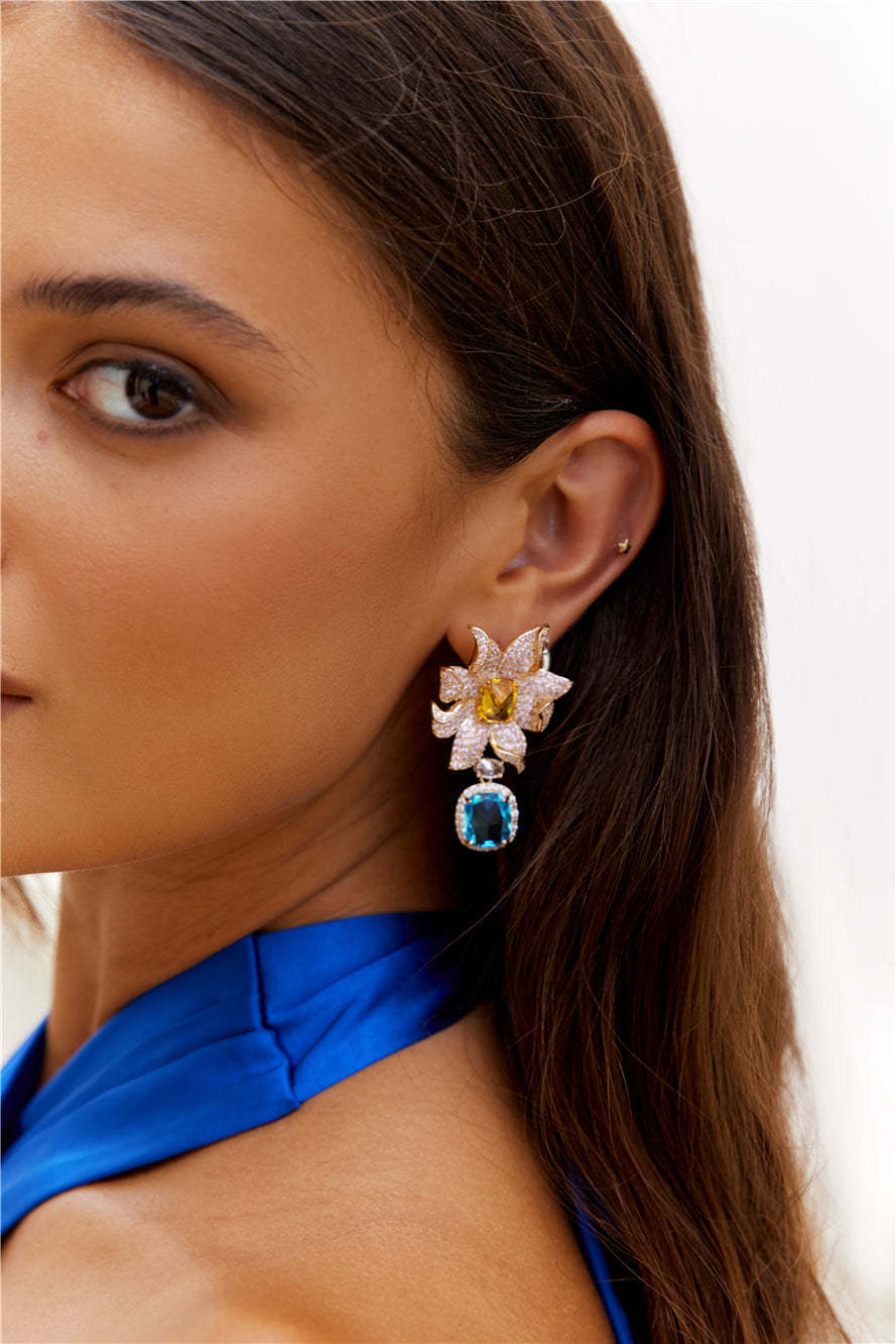 18k Gold Plated Lavina Earrings Gold