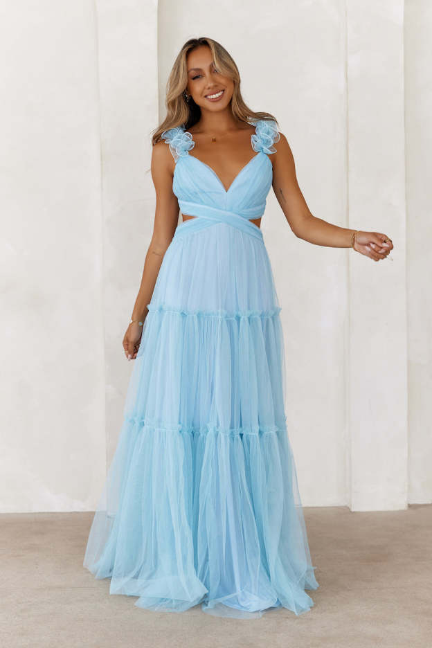 Starlit Affair Maxi Dress Mint
