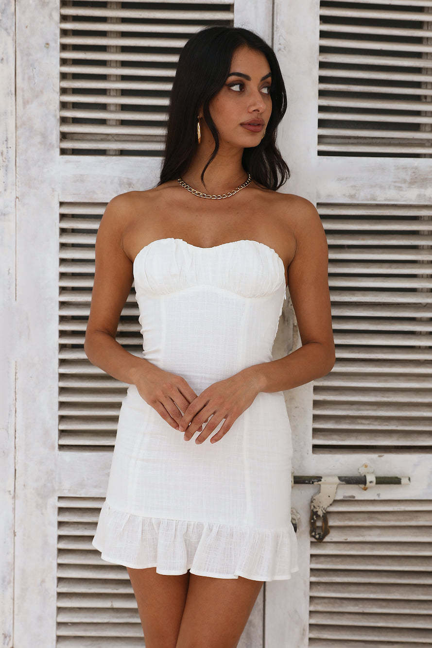 Brunch Party Mini Dress White