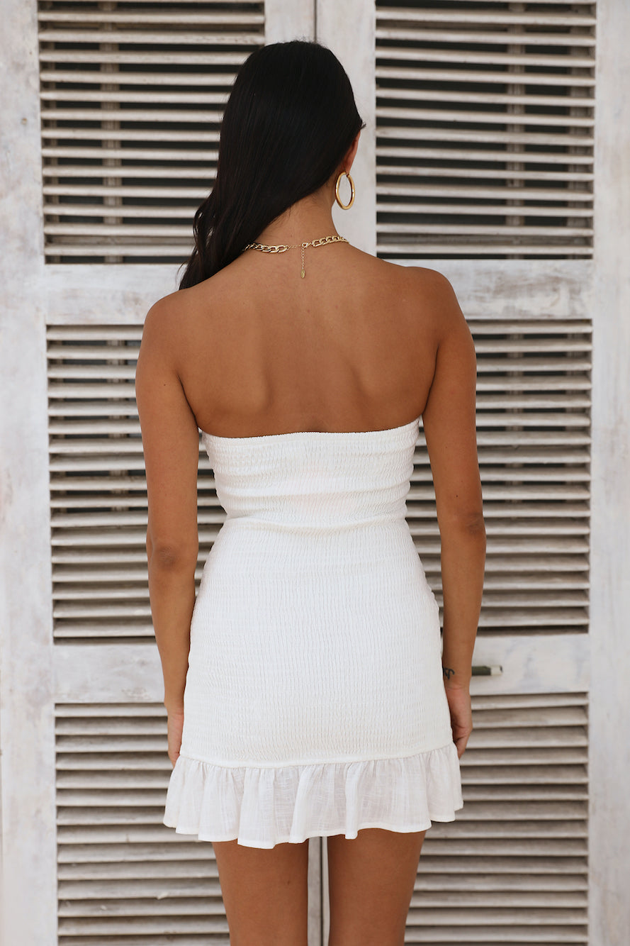 Brunch Party Mini Dress White