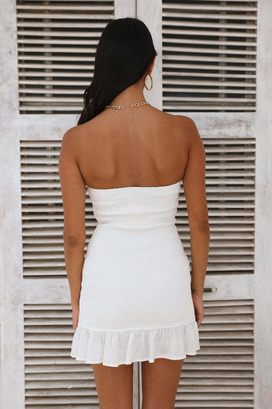 Brunch Party Mini Dress White