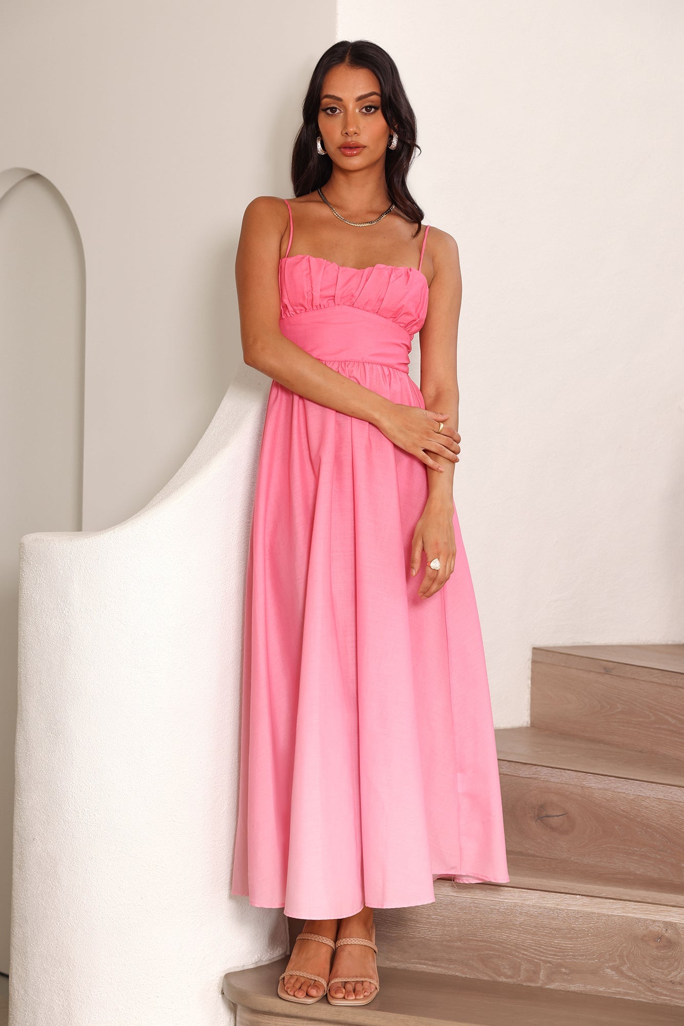 Candy Wonderland Maxi Dress Pink