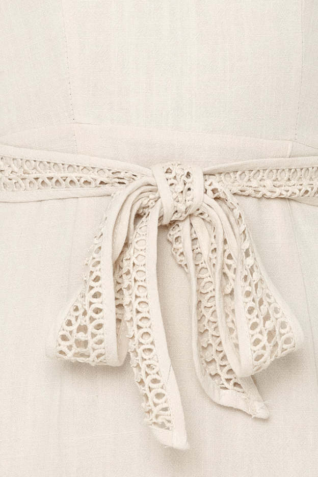 Follow My Lead Dress Beige
