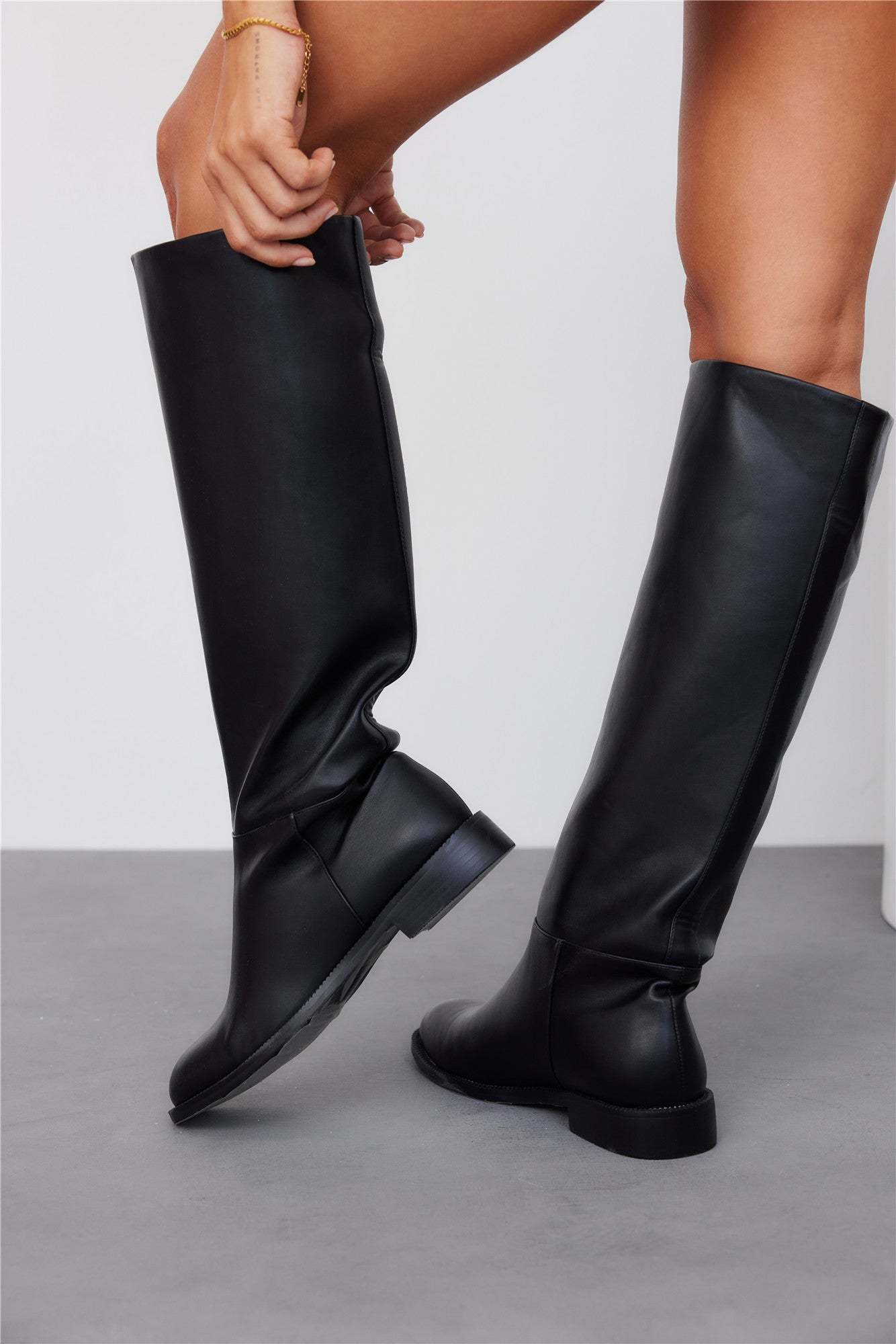 BILLINI Timber Knee High Boots Black